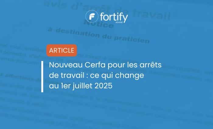 Nouveau cerfa Arrêt de travail