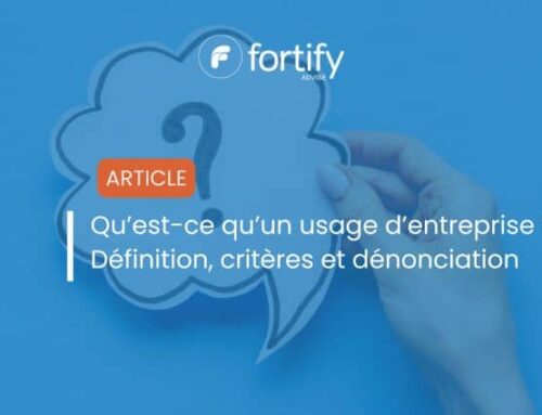 Qu’est-ce qu’un usage d’entreprise ? Définition, critères et dénonciation