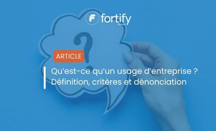 Qu'est ce qu'un usage d'entreprise