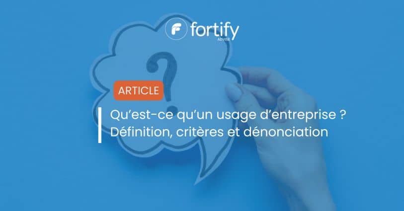 Qu'est ce qu'un usage d'entreprise